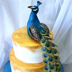 Obrázek z Svatební dort páv 