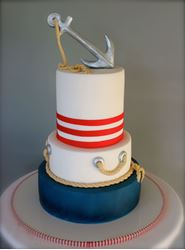 Obrázek z Svatební dort námořnický 