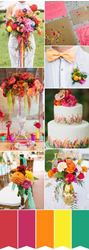 Picture of Colorful Wedding Theme