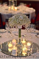 Picture of White table decoration
