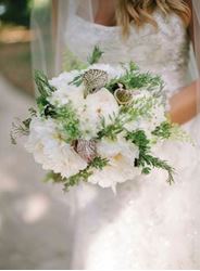 Picture of Bridal Bouquet - White Peonies