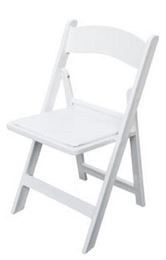 Obrázek z Židle BIANCA skládací bílá 