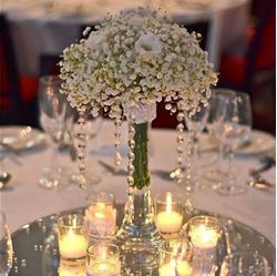 Picture of White table decoration