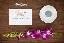 Picture of Invitation to the wedding table - Circle