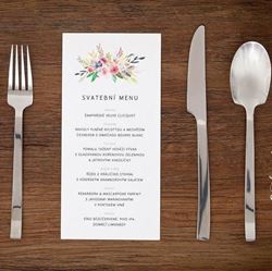 Obrázek z Svatební menu - Circle 