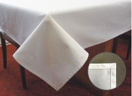 Picture of White tablecloth