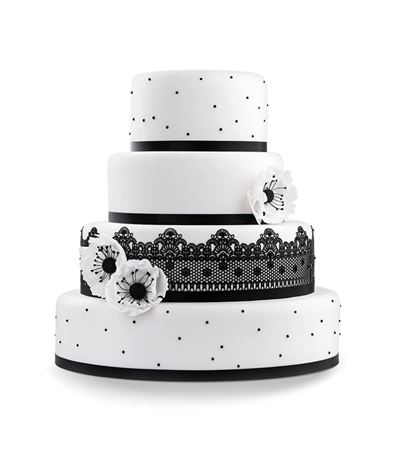 Picture of Wedding cake Black & White