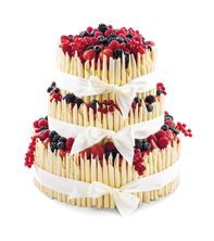 Obrázek Svatební dort Divoký polibek