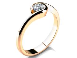Obrázek z Zásnubní prsten LOVE 056 Zlato 