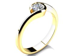 Obrázek z Zásnubní prsten LOVE 056 Zlato 