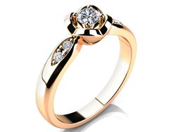 Picture of Engagement ring LOVE 067 Gold