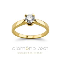 Picture of Yellow Gold Solitaire Ring