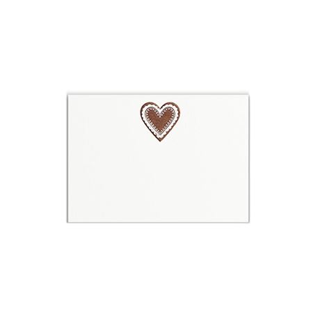Picture of Namecard Gingerbread heart