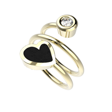 Picture of Women´s ring HEART Twin 