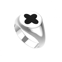 Picture of Men´s ring FLOWER
