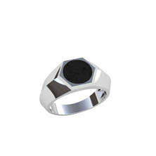 Obrázek Pánský prsten CIRCLE Stříbro