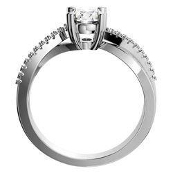 Obrázek z Zásnubní prsten Garnet Silver 